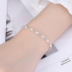 Copper Beads Chain Bracelet Women Jewelry Gift