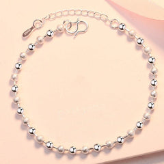 Copper Beads Chain Bracelet Women Jewelry Gift