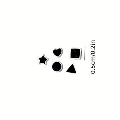 Stud Earrings Zinc Alloy Ear Ornaments Casual Gift