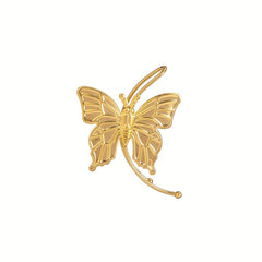 Butterfly Ear Cuff Iron Jewelry Statement Female Ear Decor Hip Hop Gothic Style