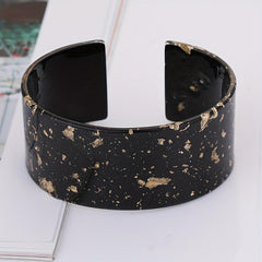 Leopard Pattern Cuff Bangle Bracelet Hand Jewelry