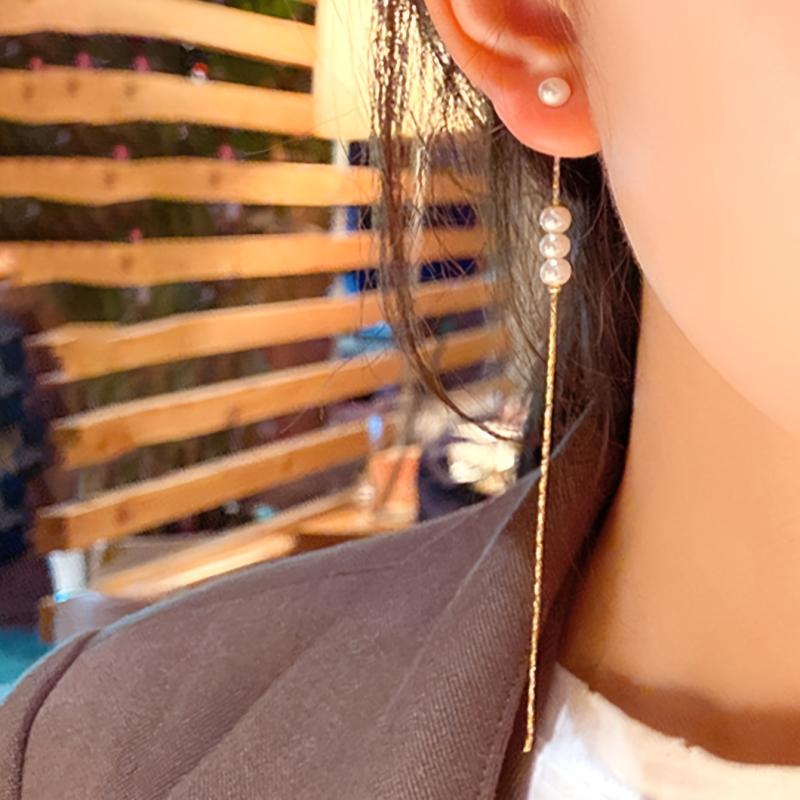 Faux Pearl Dangle Earrings Retro Style Jewelry Wedding Party Gift