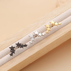 18K Plated Star Earring Casual Stud Earrings Women's Ear Ornaments