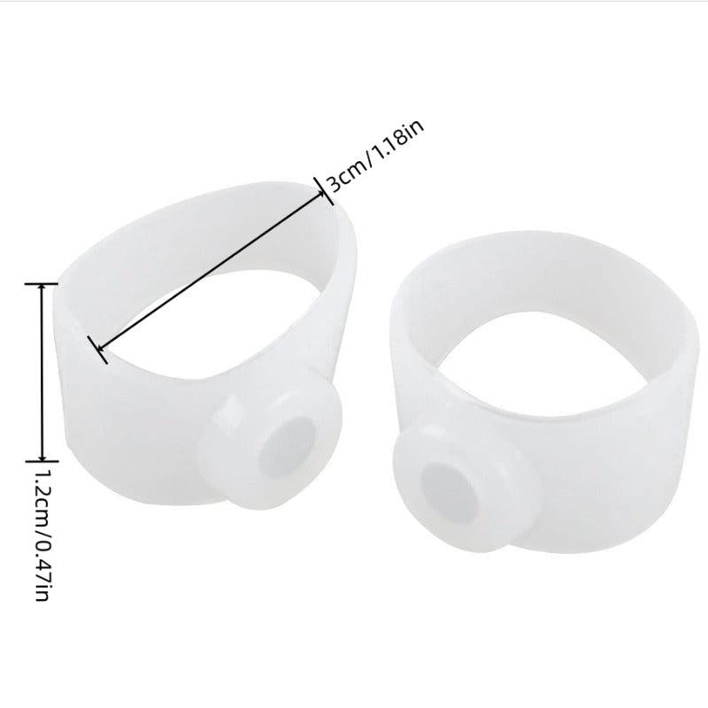 Silicone Magnetic Toe Ring Weight Loss Foot Jewelry