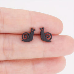 18K Plated Snail Earring Casual Stud Earrings