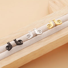 18K Plated Snail Earring Casual Stud Earrings