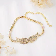Personality Angel Wings Chain Anklet Foot Jewelry