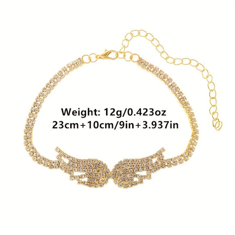 Personality Angel Wings Chain Anklet Foot Jewelry