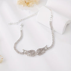 Personality Angel Wings Chain Anklet Foot Jewelry