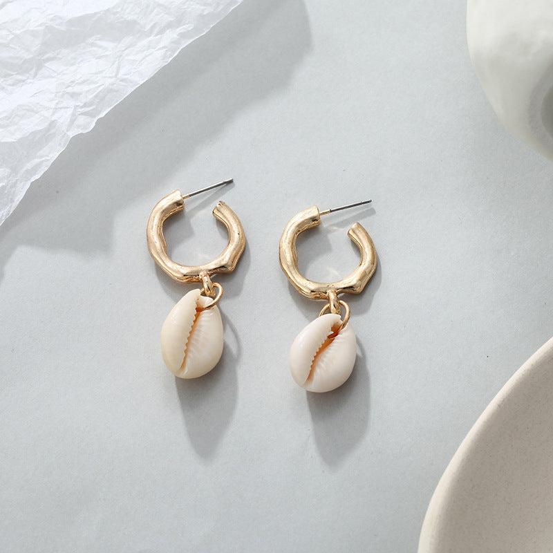 Boho Style Shell Earrings