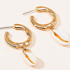 Boho Style Shell Earrings