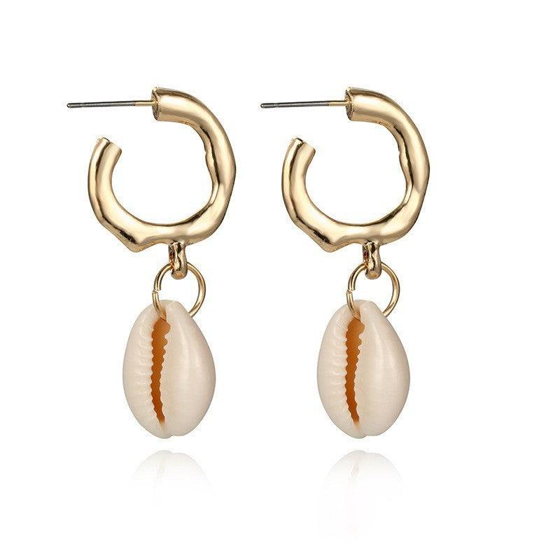 Boho Style Shell Earrings