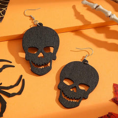 Halloween Series Ear Jewelry Horror Spider Skull Pumpkin Cat Retro Goth Style