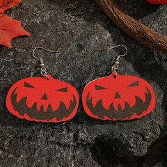 Halloween Series Ear Jewelry Horror Spider Skull Pumpkin Cat Retro Goth Style