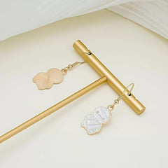 6pcs Halloween Pumpkin Head Alloy Dangle Earrings