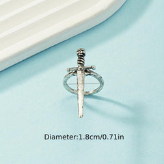 Vintage Sword Ring for Girls