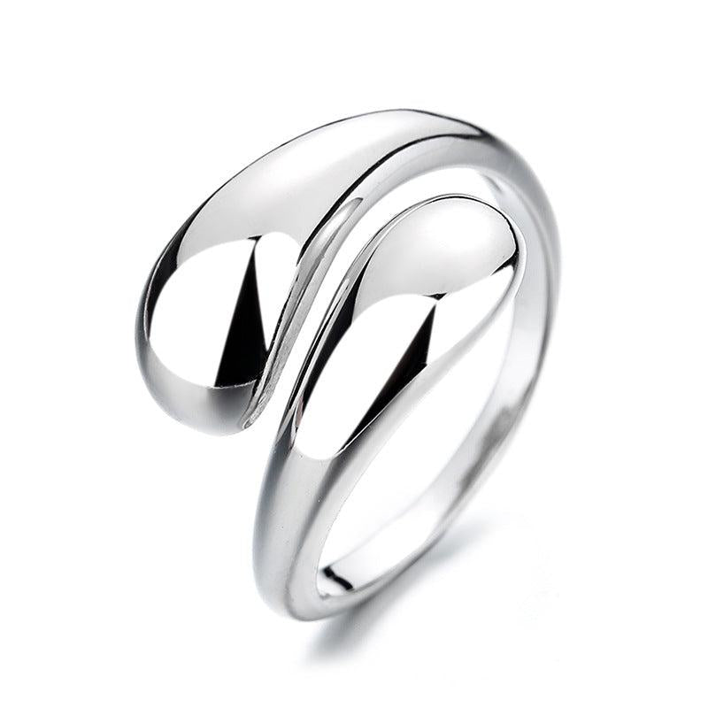 925 Silver Wrap Ring Polish Surface Daily Outfits Dainty Party Accessor