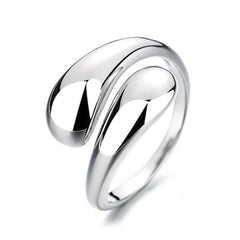 925 Silver Wrap Ring Polish Surface Daily Outfits Dainty Party Accessor