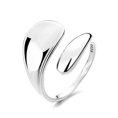 925 Silver Wrap Ring Polish Surface Daily Outfits Dainty Party Accessor