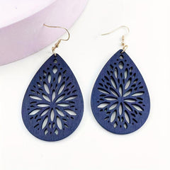 5 Pairs Christmas Snowflake Bell Flower Earrings Set
