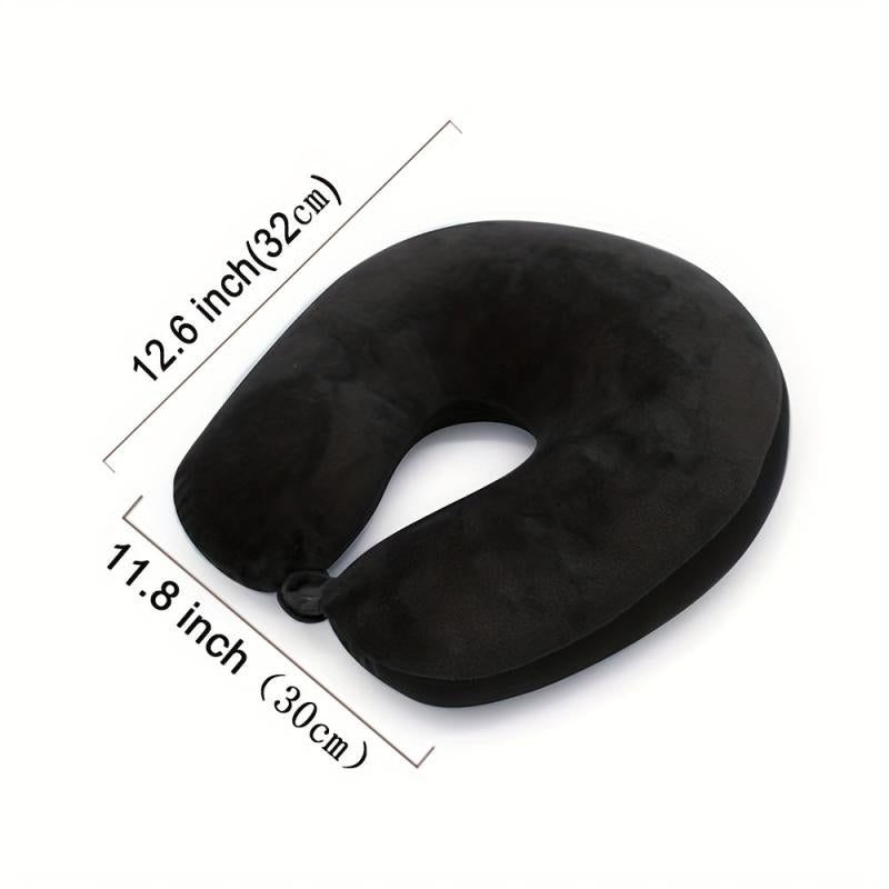 Soft Microfiber U Shaped Pillow for Neck Support on Travel and at Home