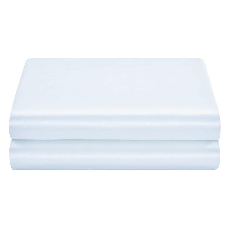 Silky Satin Flat Sheet Soft Flat Bed Sheet For Bedroom Guest Room