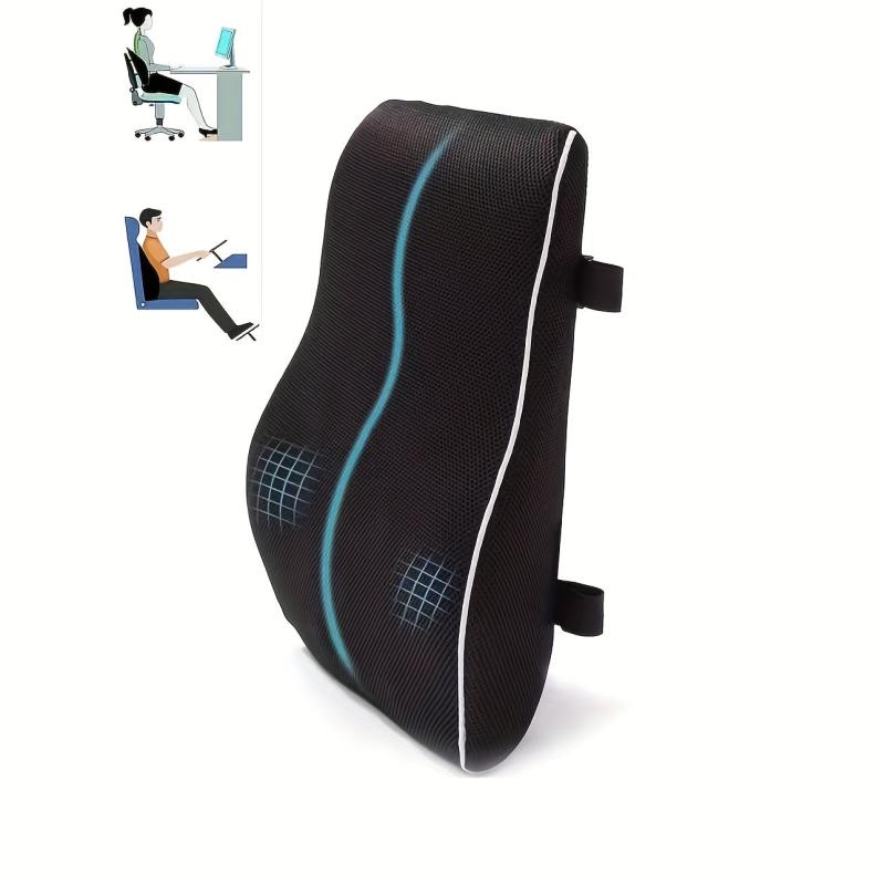 Memory Foam Lumbar Support Pillow for Improved Posture and Comfort
