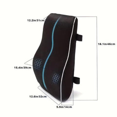 Memory Foam Lumbar Support Pillow for Improved Posture and Comfort