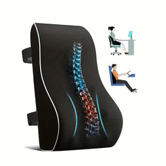 Memory Foam Lumbar Support Pillow for Improved Posture and Comfort