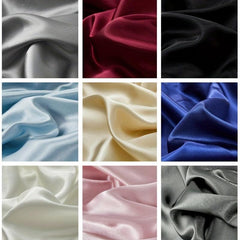 2pcs Satin Pillowcase with Elastic Cord, Soft & Breathable for Comfortable Sleep