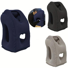 Inflatable Travel Pillow for Neck & Lumbar Support Reduces Pain & Improves Sleep