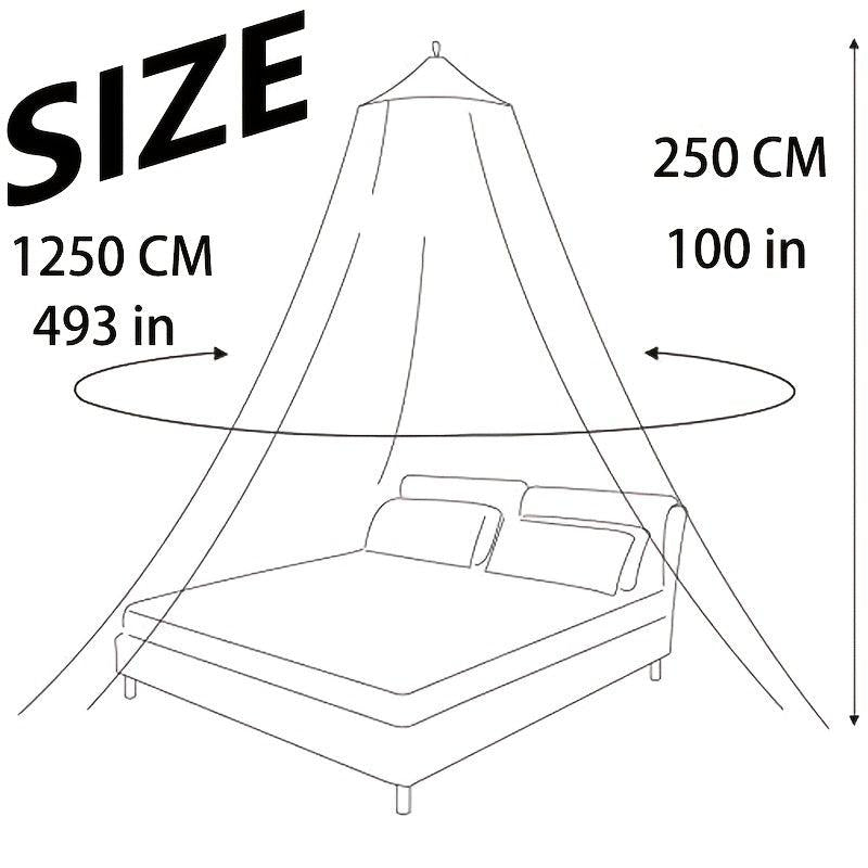 Fluorescent Mosquito Net Bed Canopy Pink Garden Camping Travel Halloween