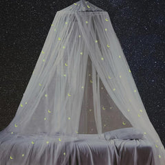 Fluorescent Mosquito Net Bed Canopy Pink Garden Camping Travel Halloween
