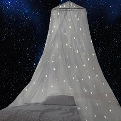 Fluorescent Mosquito Net Bed Canopy Pink Garden Camping Travel Halloween