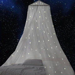 Fluorescent Mosquito Net Bed Canopy Pink Garden Camping Travel Halloween
