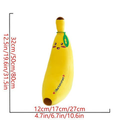 Banana Throw Pillow for Home Decor Novelty Cushion