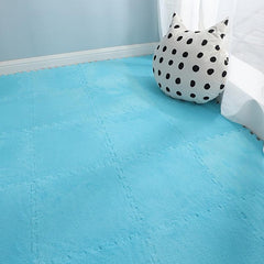 12pcs Washable Patchwork Carpet Bedside Mat DIY Rugs Anti Drop 11 8x11 8in