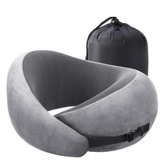 Memory Foam Travel Pillow Soft Neck Support for Sleeping Rest Comfortable Cover