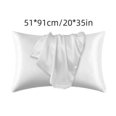 2pcs Satin Pillowcase for Sleep and Living Room Decor