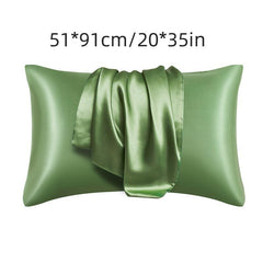 2pcs Satin Pillowcase for Sleep and Living Room Decor