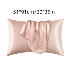 2pcs Satin Pillowcase for Sleep and Living Room Decor