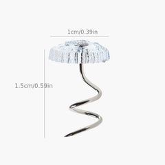 20pcs Bed Sheet Clip Fixer Transparent Twist Nail Sofa Cushion Blankets Cover