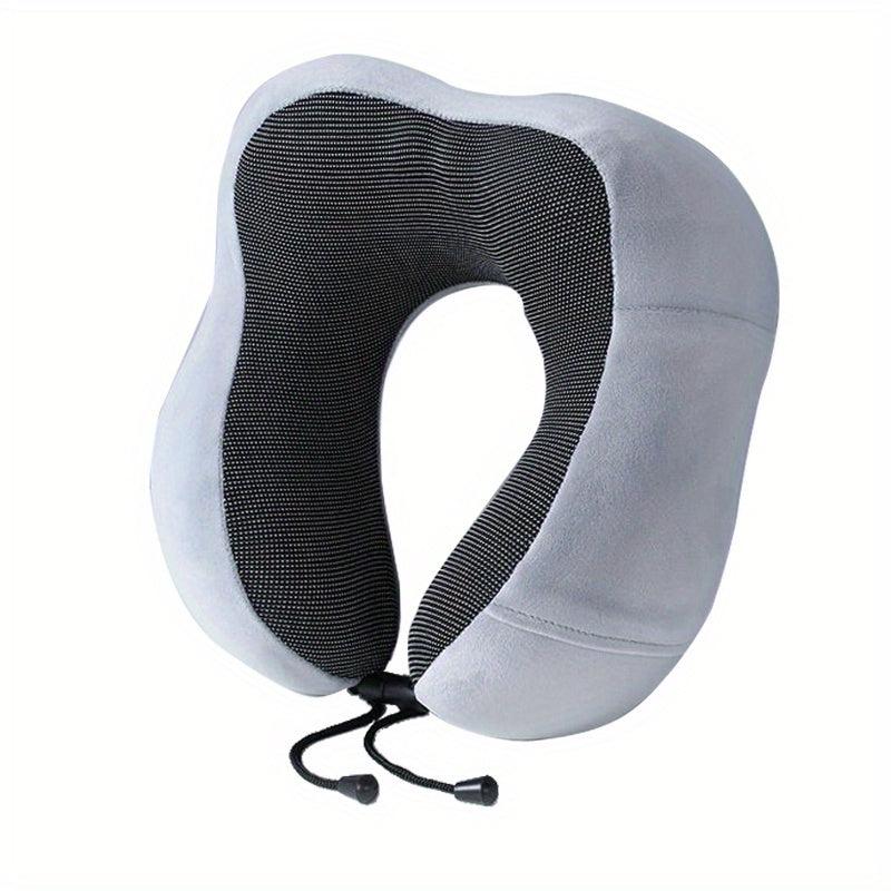 Memory Foam U-Shaped Neck Pillow for Travel and Sleep Comfort