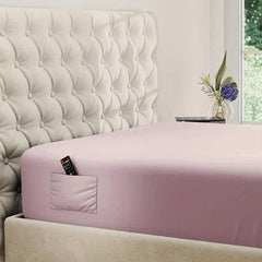 1pc Fitted Sheet Extra Deep Pocket Shrink & Fade Resistant Soft Polyester Fabric