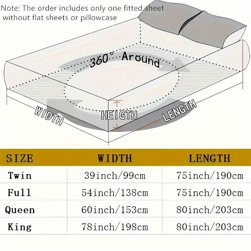 Thickened Milk Velvet Fitted Sheet Non slip Anti static Bed Cover