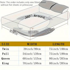 Thickened Milk Velvet Fitted Sheet Non slip Anti static Bed Cover