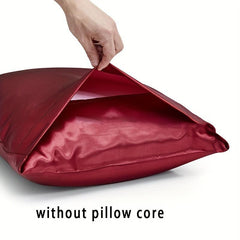 2pcs Microfiber Throw Pillowcases Soft Silky Covers for Sofa