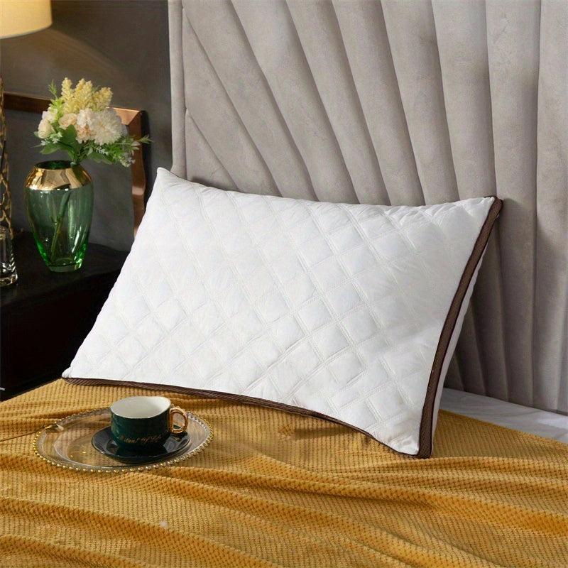 Velvet Bed Pillow - Hotel Quality - Pressure Resistant - Guest Room & Bedroom