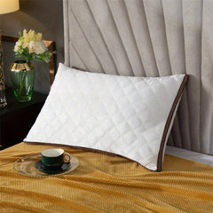Velvet Bed Pillow - Hotel Quality - Pressure Resistant - Guest Room & Bedroom