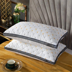 Velvet Bed Pillow - Hotel Quality - Pressure Resistant - Guest Room & Bedroom